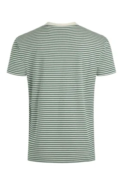 Weird Fish T-Shirts|Adair Super Soft Striped T-Shirt Army Green