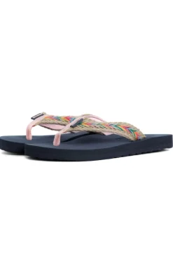 Weird Fish Flipflops And Footwear|Flipflops And Footwear|Adila Braided Flip Flops Navy