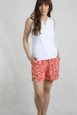 Weird Fish Tunics|Tops & T-Shirts|Ainey Broidery Pocket Vest White