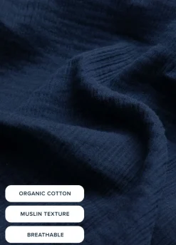 Weird Fish Dresses|Leggings|Alani Organic Cotton Double Cloth Jumpsuit Navy