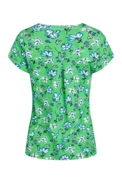 Weird Fish Tunics|Tops & T-Shirts|Alia Organic Cotton Printed Jersey Top Peapod