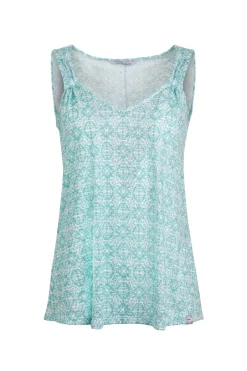 Weird Fish Tunics|Tops & T-Shirts|Aliana Burnout Vest Aqua Marine