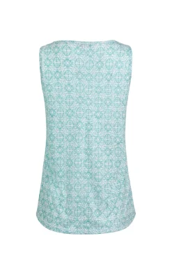 Weird Fish Tunics|Tops & T-Shirts|Aliana Burnout Vest Aqua Marine