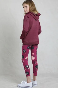 Weird Fish Kids Fleece & Hoodies|Amber Girls Graphic Hoodie Boysenberry