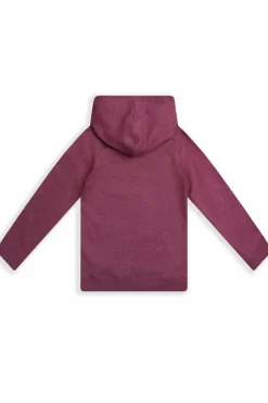 Weird Fish Kids Fleece & Hoodies|Amber Girls Graphic Hoodie Boysenberry