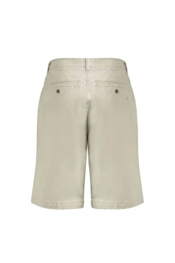 Weird Fish Shorts|Annalise Knee Length Chino Shorts Oyster