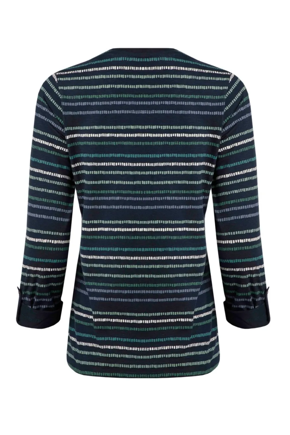 Weird Fish Tunics|Tops & T-Shirts|Anonna Organic Cotton Stripe Jersey T-Shirt Navy