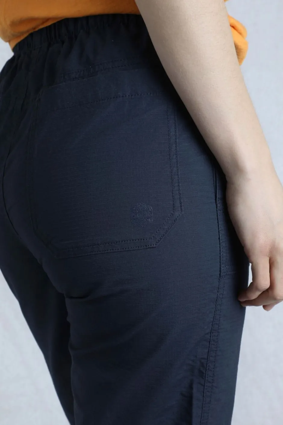 Weird Fish Shorts|Leggings|Anyar 3/4 Length Ripstop Trousers Navy