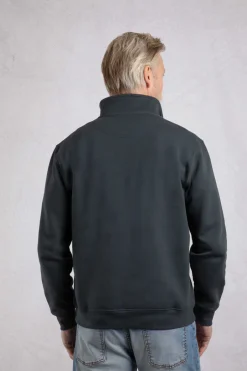 Weird Fish Sweatshirts & Hoodies|Archer Eco WF Branded 1/4 Zip Sweatshirt Navy