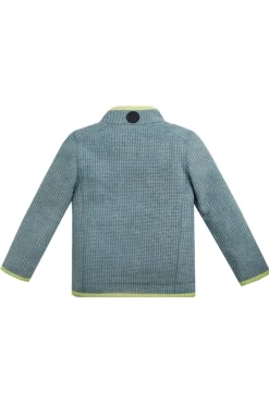 Weird Fish Kids Fleece & Hoodies|Archie Unisex Kids Eco 1/4 Zip Grid Fleece Uniform Blue