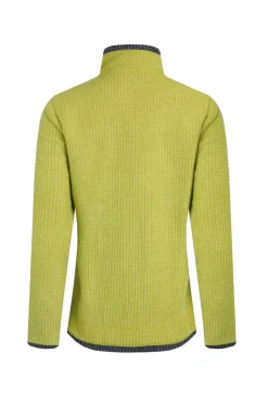 Weird Fish Fleece|Ariana Eco Full Zip Grid Fleece Tarragon