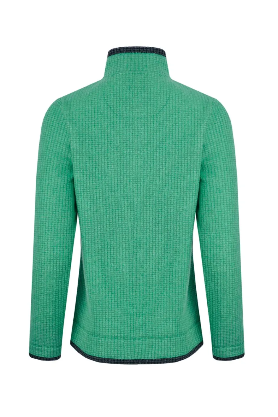 Weird Fish Fleece|Ariana Eco Full Zip Grid Fleece Grass Green
