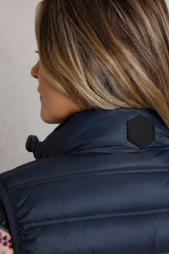 Weird Fish Coats, Jackets And Gilets|Atissa Lightweight Padded Gilet Navy