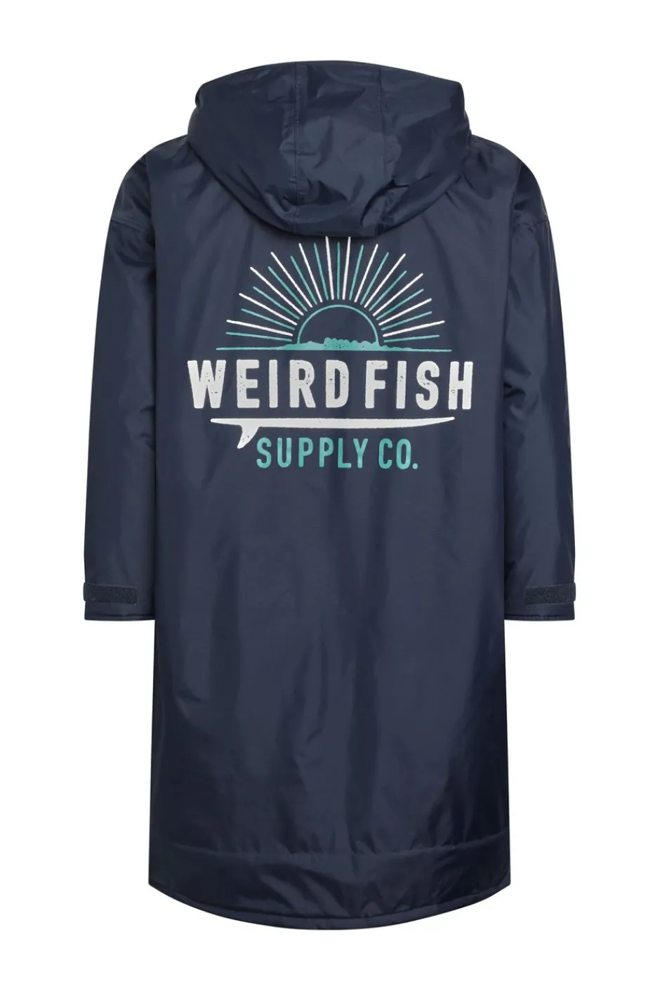 Weird Fish Coats, Jackets And Gilets|Swimshorts & Changing Robes|Atlantic Unisex Waterproof Changing Robe Blue Surf