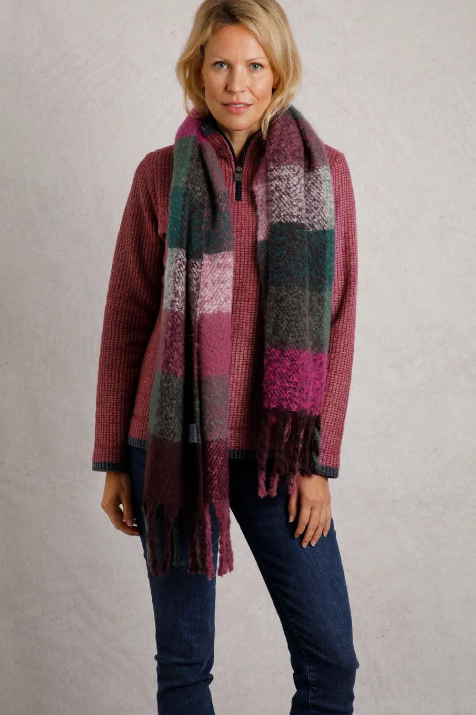 Weird Fish Socks & Tights|Socks & Tights|Austell Eco Cosy Scarf Mulled Wine