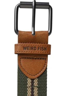 Weird Fish Caps & Scarves|Scarves & Caps|Austin Woven Belt Dark Olive