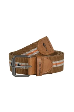 Weird Fish Caps & Scarves|Scarves & Caps|Austin Woven Belt Tan
