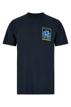 Weird Fish T-Shirts|Ave A Jar Back Print Artist T-Shirt Navy
