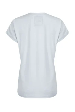 Weird Fish Tunics|Tops & T-Shirts|Beach Run Organic Cotton Front Print Graphic T-Shirt White