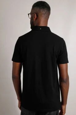Weird Fish Polo & Rugby Shirts|Beacon Pique Polo Black