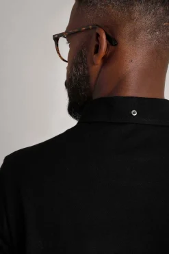 Weird Fish Polo & Rugby Shirts|Beacon Pique Polo Black