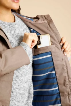 Weird Fish Coats, Jackets And Gilets|Beatrix Eco Wadded Waterproof Coat Bronze