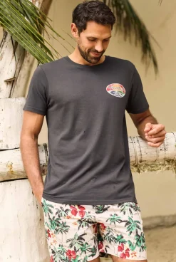 Weird Fish Shorts|Swimshorts & Changing Robes|Belukha Printed Swim Shorts Peapod