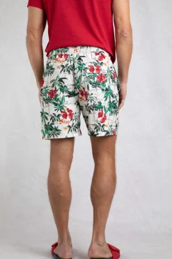 Weird Fish Shorts|Swimshorts & Changing Robes|Belukha Printed Swim Shorts Peapod