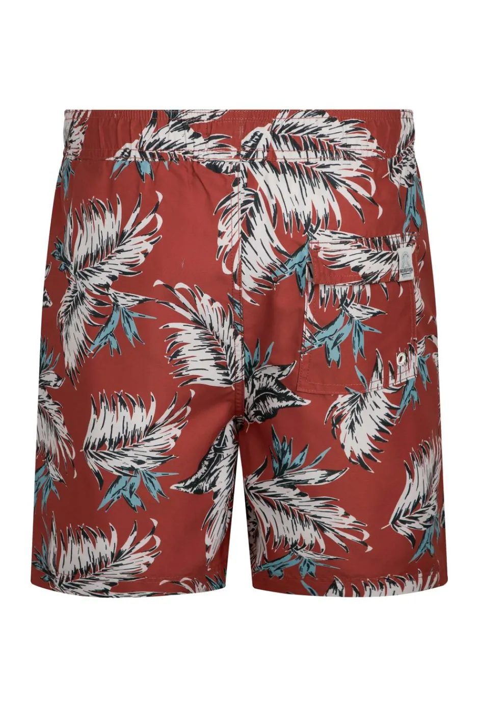 Weird Fish Shorts|Swimshorts & Changing Robes|Belukha Printed Swim Shorts Paprika
