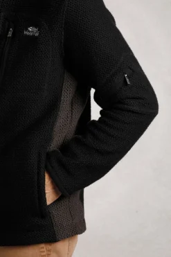 Weird Fish Sweatshirts & Hoodies|Berhan Full Zip Lined Eco Macaroni Black