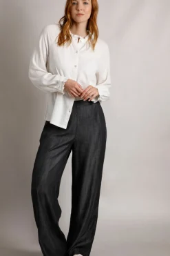 Weird Fish Leggings|Jumpsuits & Playsuits|Bethany Tencel™ Wide Leg Trousers Charcoal