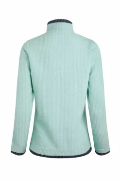 Weird Fish Fleece|Beye Eco 1/4 Zip Grid Fleece Seaspray