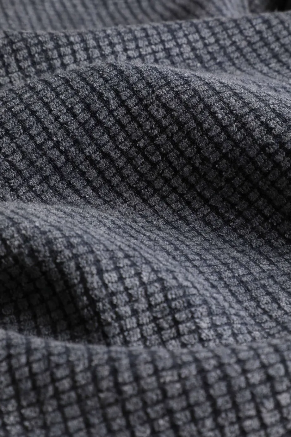 Weird Fish Fleece|Beye Eco 1/4 Zip Grid Fleece Navy