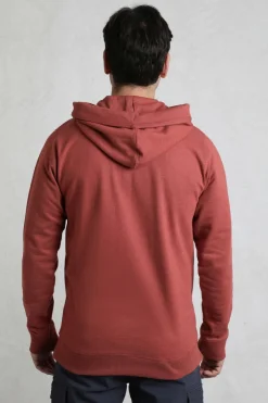 Weird Fish Sweatshirts & Hoodies|Bryant Front Print Graphic Popover Hoodie Pinot Red