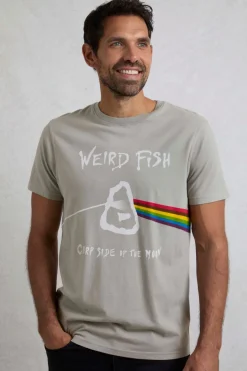 Weird Fish T-Shirts|Carp Side Front Print Artist T-Shirt Limestone