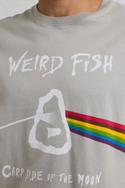 Weird Fish T-Shirts|Carp Side Front Print Artist T-Shirt Limestone