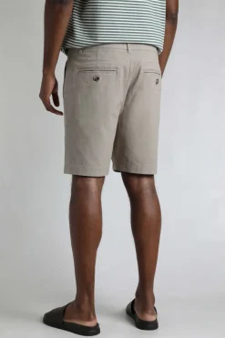 Weird Fish Shorts|Charleston Textured Chino Shorts Stone