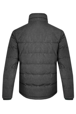 Weird Fish Coats, Jackets And Gilets|Charlestown Houndstooth Puffer Jacket Anthracite