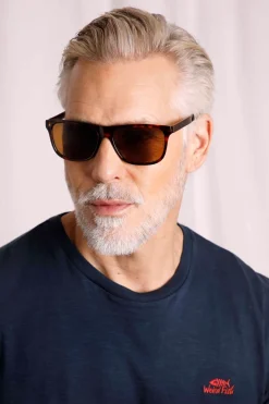 Weird Fish Caps & Scarves|Scarves & Caps|Charlton Rectangular Sunglasses Antique Tan
