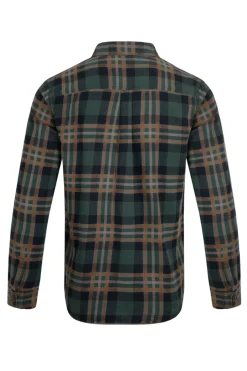 Weird Fish Shirts|Chester Organic Cotton Flannel Check Shirt Tan
