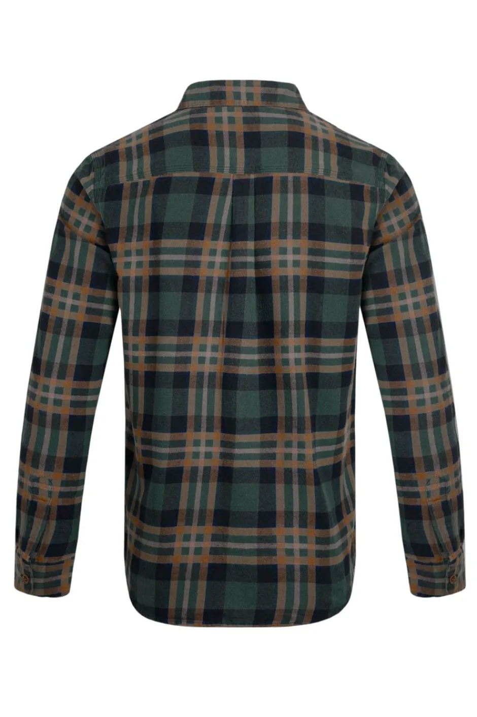 Weird Fish Shirts|Chester Organic Cotton Flannel Check Shirt Tan