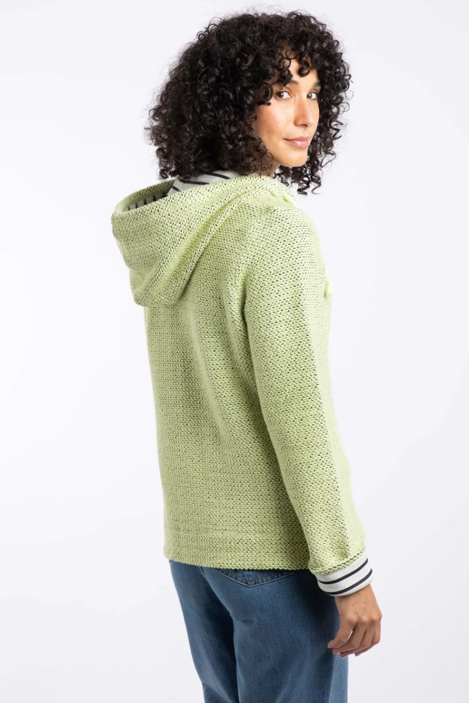 Weird Fish Sweatshirts & Hoodies|Chicoa Full Zip Eco Macaroni Hoodie Celery