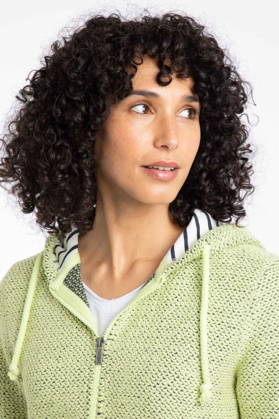Weird Fish Sweatshirts & Hoodies|Chicoa Full Zip Eco Macaroni Hoodie Celery
