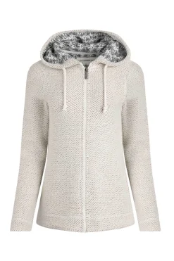 Weird Fish Sweatshirts & Hoodies|Chicoa Full Zip Eco Macaroni Hoodie Ecru