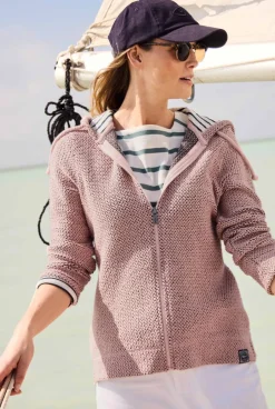 Weird Fish Sweatshirts & Hoodies|Chicoa Full Zip Eco Macaroni Hoodie Pink