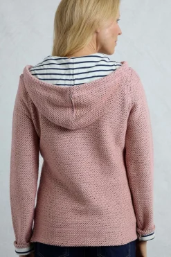 Weird Fish Sweatshirts & Hoodies|Chicoa Full Zip Eco Macaroni Hoodie Pink