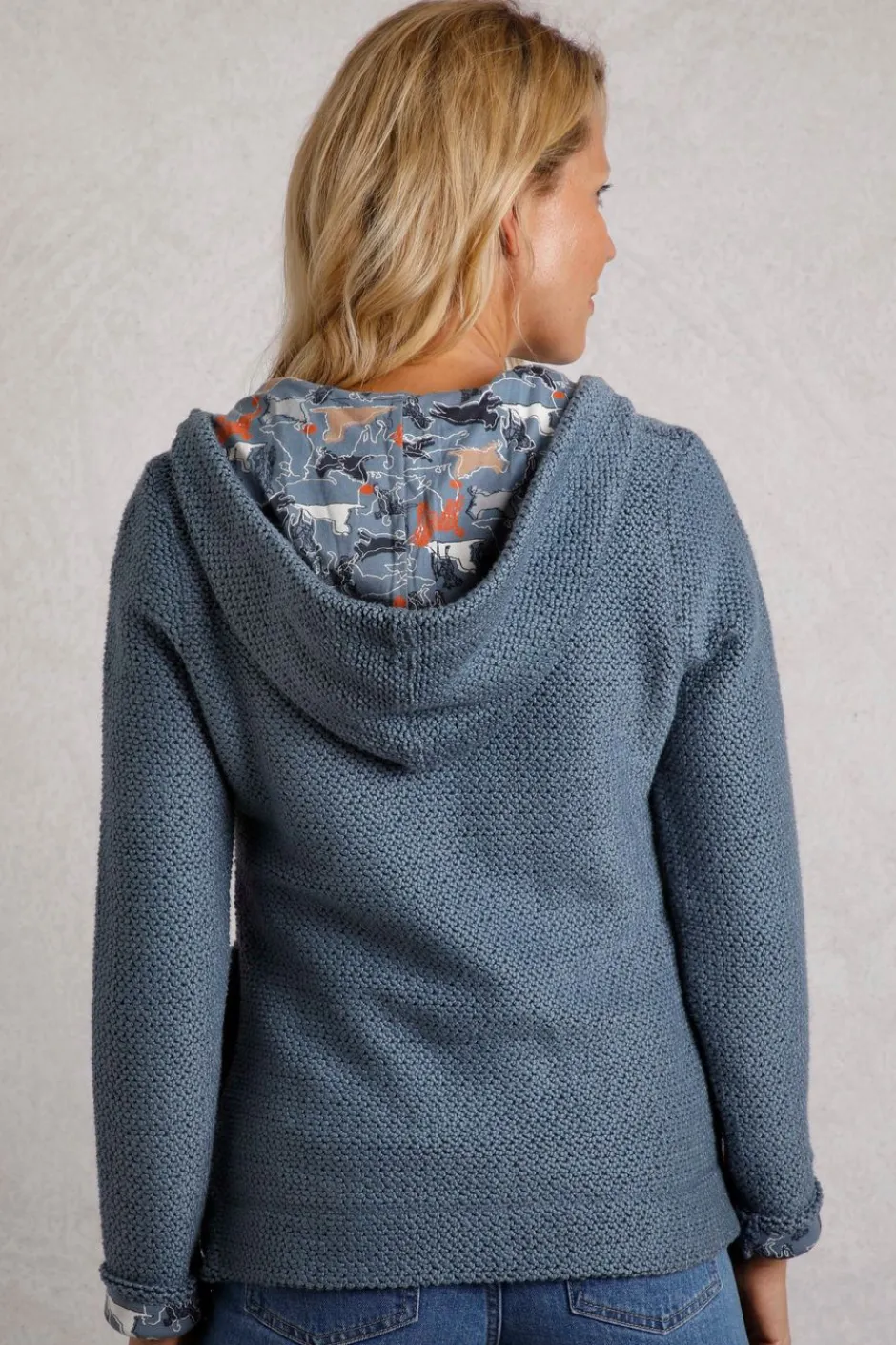Weird Fish Sweatshirts & Hoodies|Chicoa Full Zip Hooded Classic Eco Macaroni Denim