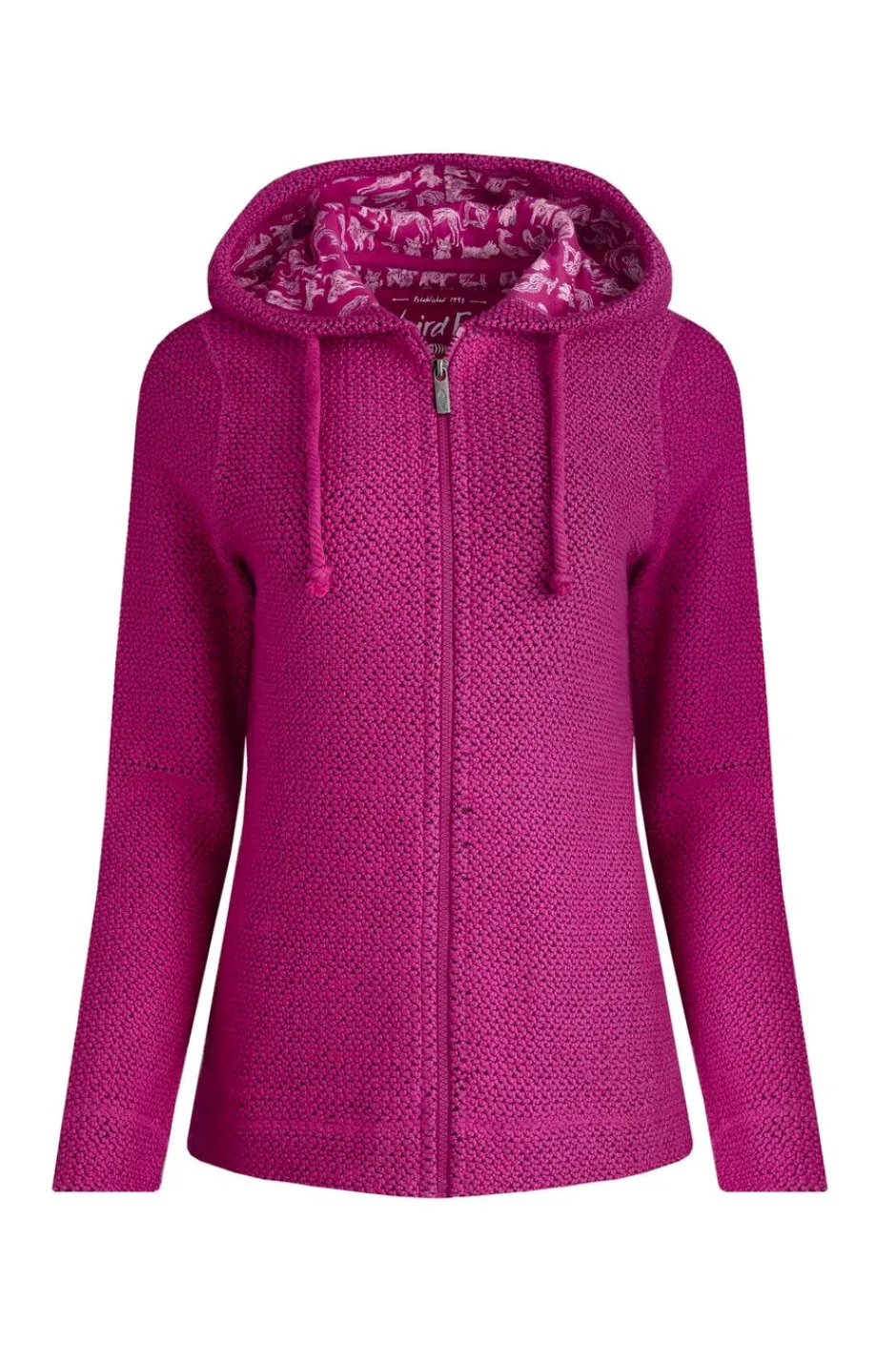 Weird Fish Sweatshirts & Hoodies|Chicoa Full Zip Hooded Classic Eco Macaroni Magenta
