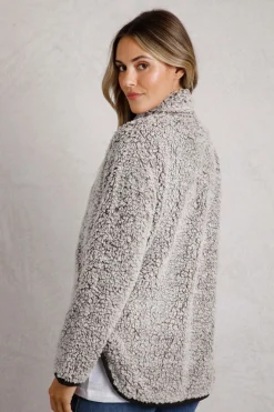 Weird Fish Fleece|Clove Cosy Full Zip Fleece Bronze