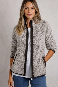 Weird Fish Fleece|Clove Cosy Full Zip Fleece Bronze